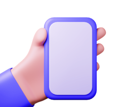 a hand holding smart phone